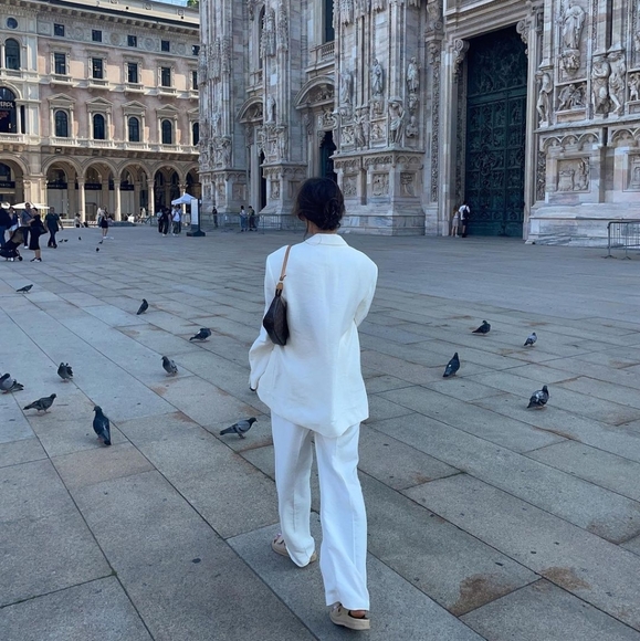 ZARA Oversized Flowy Blazer Bloggers Favorite - Picture 6 of 14